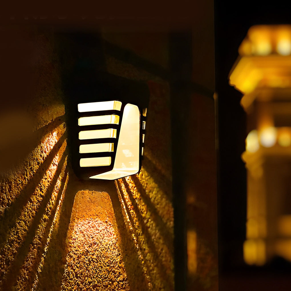 Eric Intelligent LED Black Modern ABS Outdoor Wall Lights