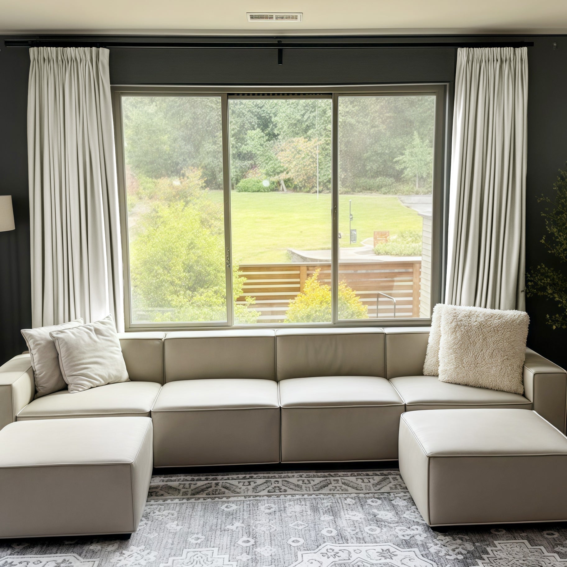 Belgian Flax Linen Blackout Curtains & Drapes-Neutral Decor