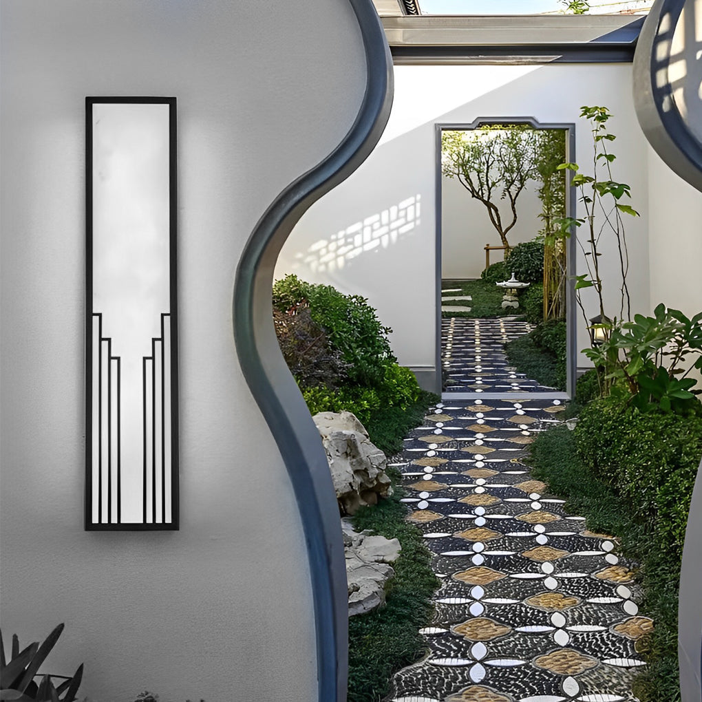 Gertrude Strip LED Modern Resin Outdoor Wall Light