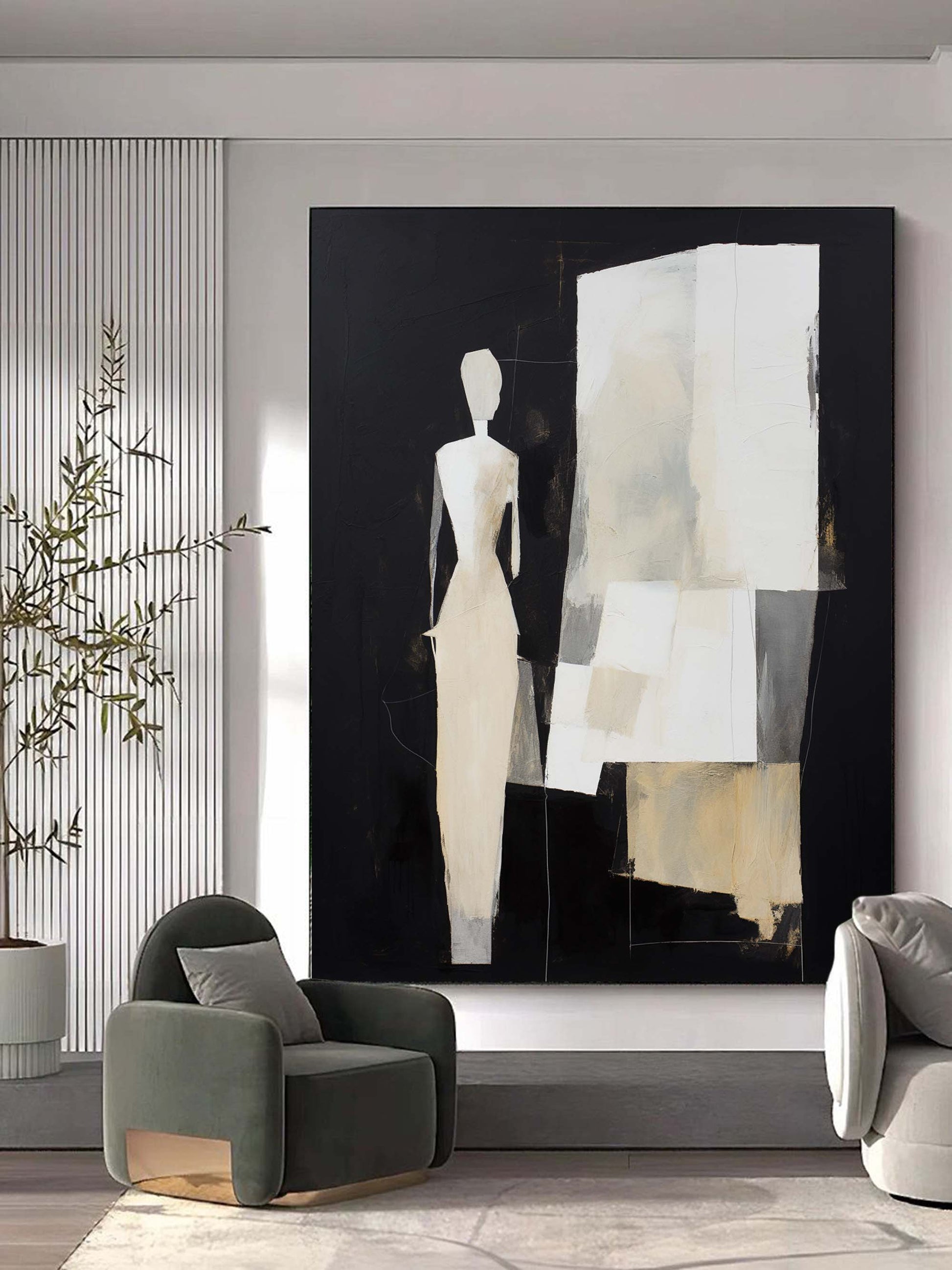 Contemporary Minimalist Art MA017 - Neutralighting