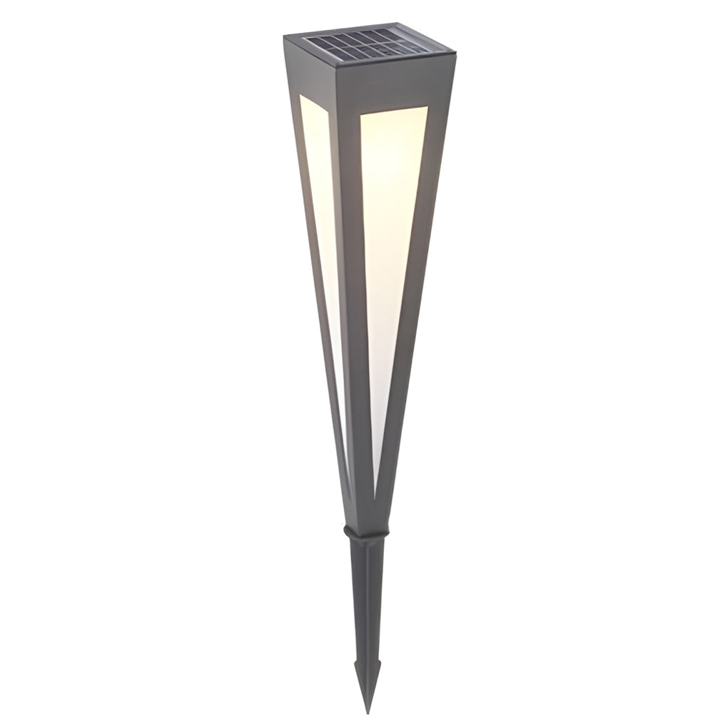 Migh RGB Square Top Conical Outdoor Lawn Light