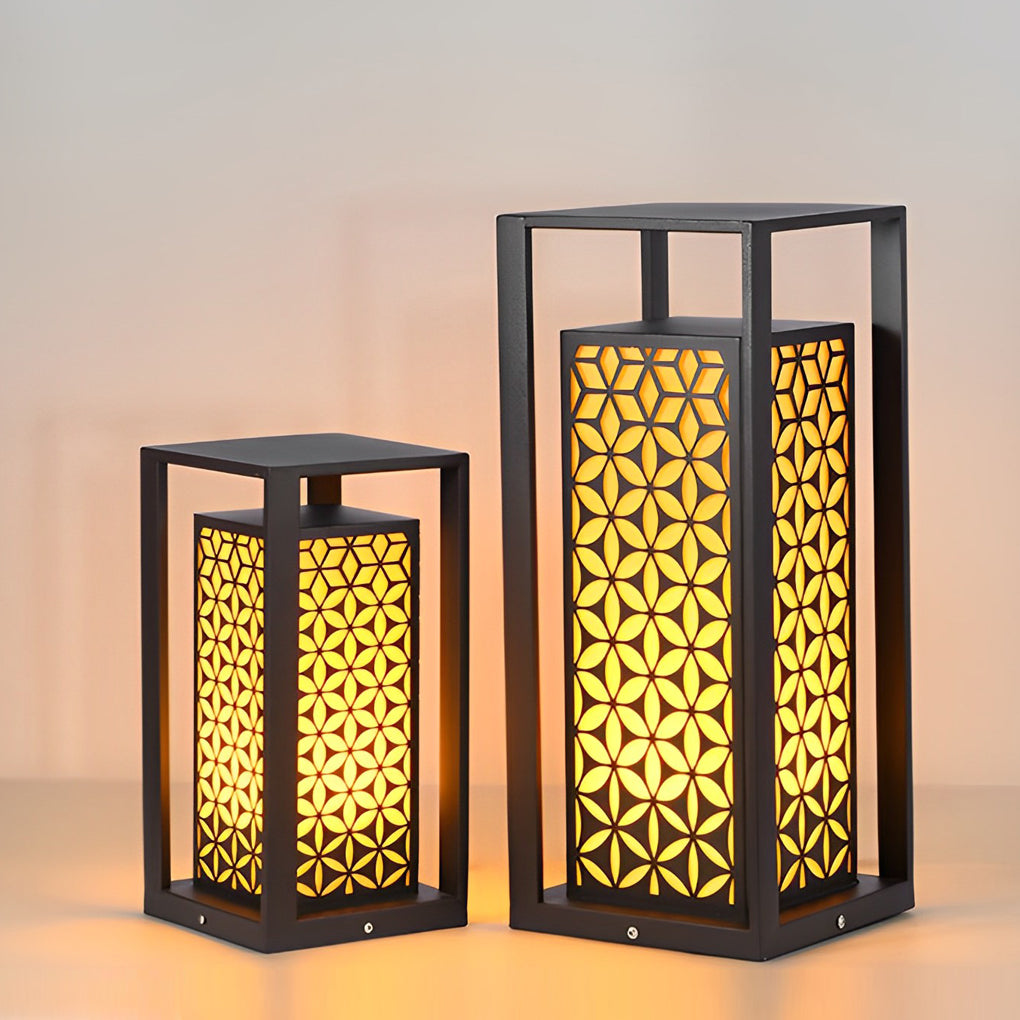 Gala Floral Pattern Unique Modern Pathway Lights