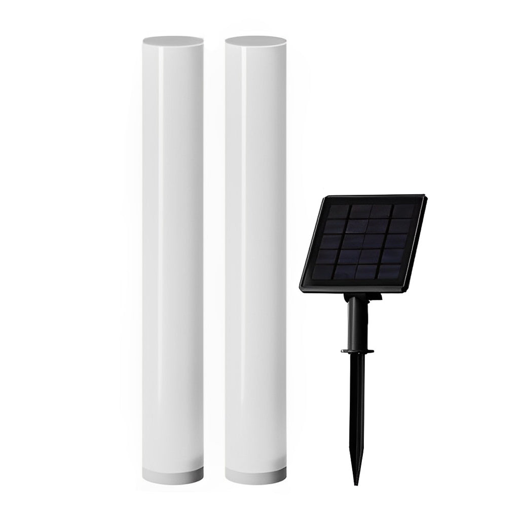 Hana Long Cylindrical Modern ABS Outdoor Lawn Post Lights