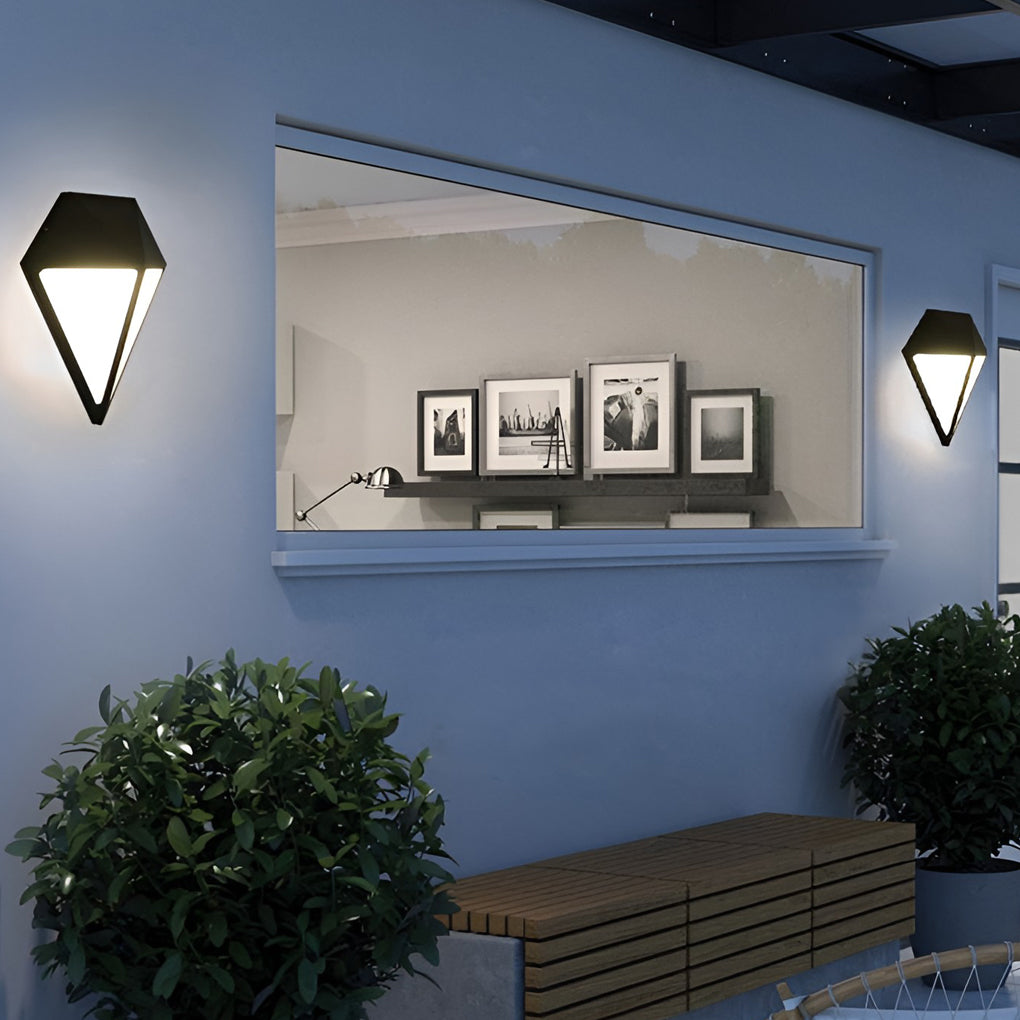 Sherwin Creative Geometric Outdoor Wall Lamp