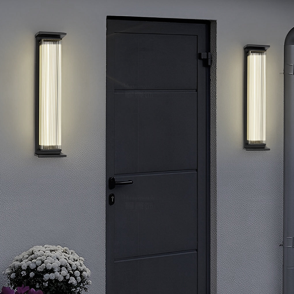 Quenna Creative Strip Modern Outdoor Wall Lights