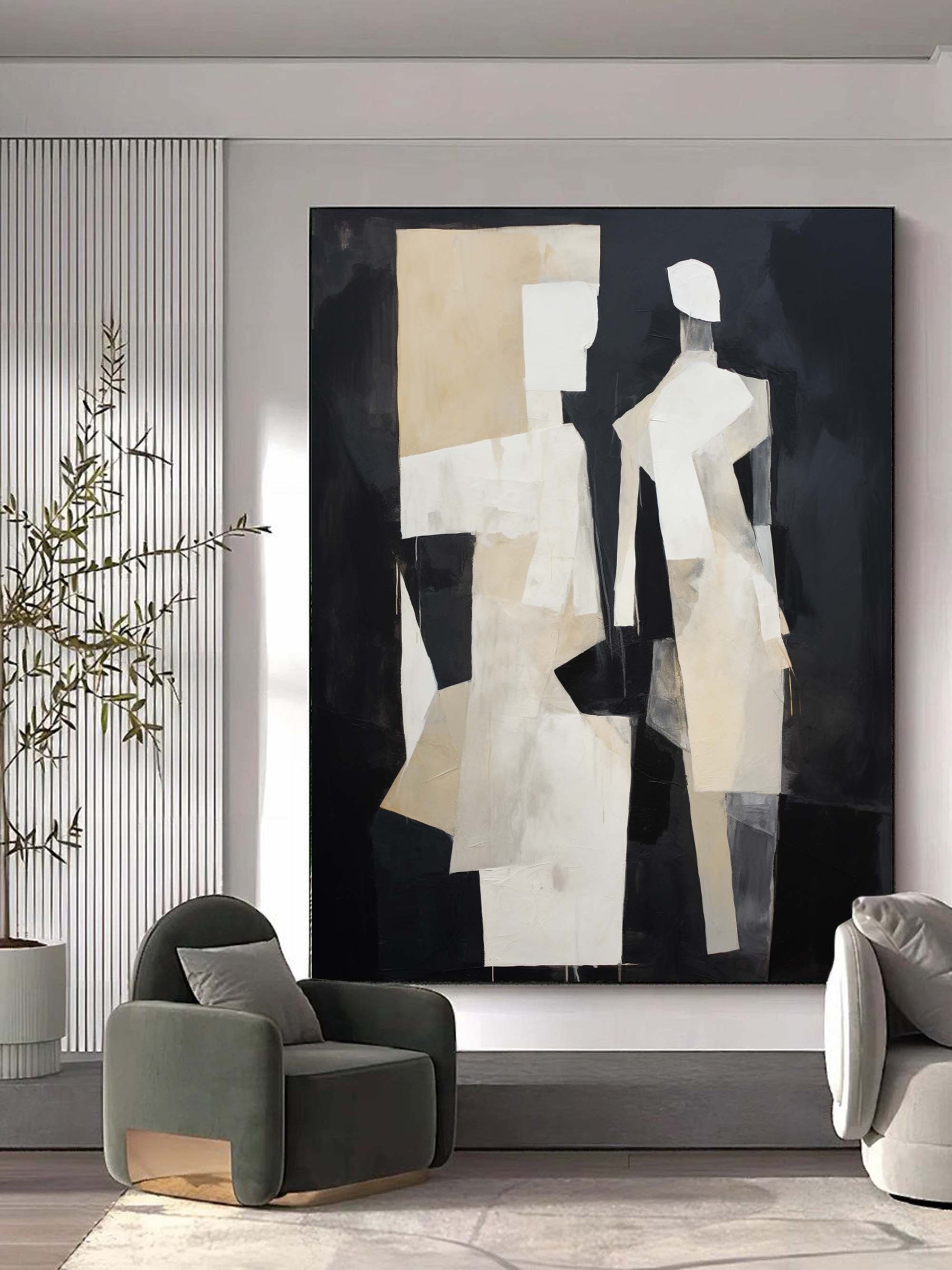 Contemporary Minimalist Art MA027 - Neutralighting