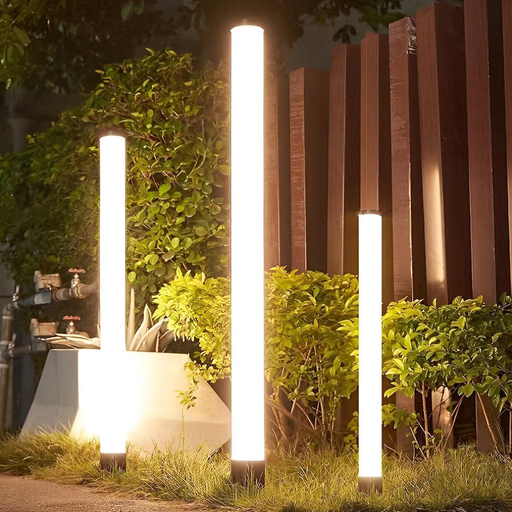 Kely Cylindrical LED Modern Outdoor Lawn Lights
