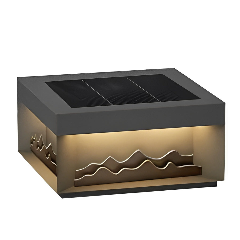 Niole Scenery LED Modern Steel Outdoor Fence Post Lights