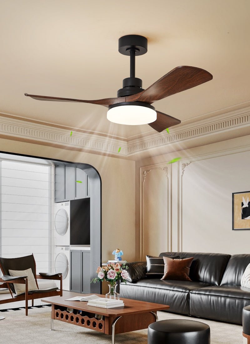 Ulvren Modern Ceiling Fan Light-Neutral Decor