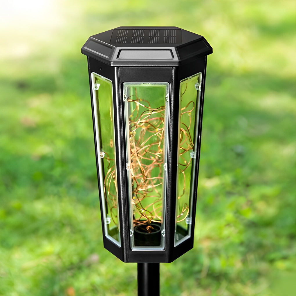 Beaice Hexagonal LED String ABS Outdoor Lawn Lights