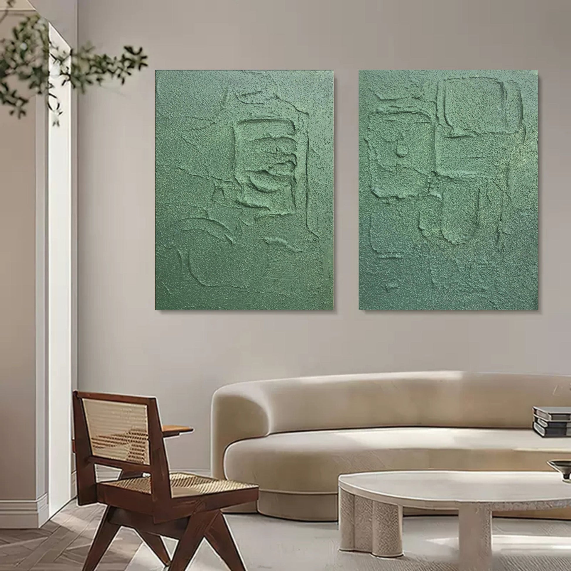 Abstract Painting Set Of 2 SP073 - Neutralighting