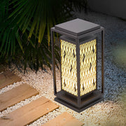 Orlena Vintage Landscape Marble Outdoor Pathway Lawn Lamp