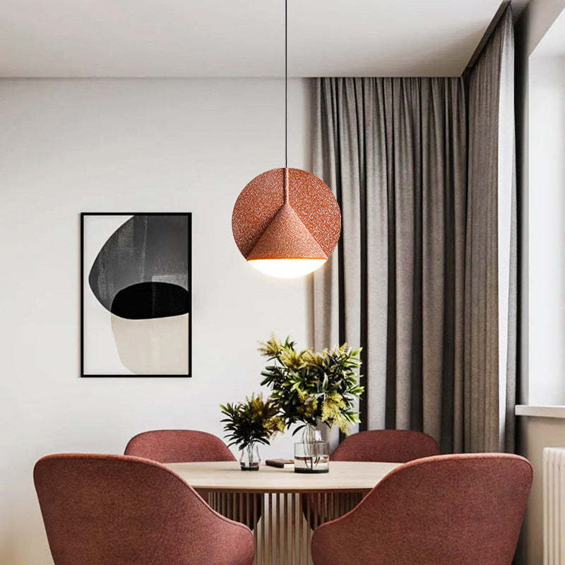 Arisha Modern LED Colorful Shade Hanging Pendant Light - Neutral Decor