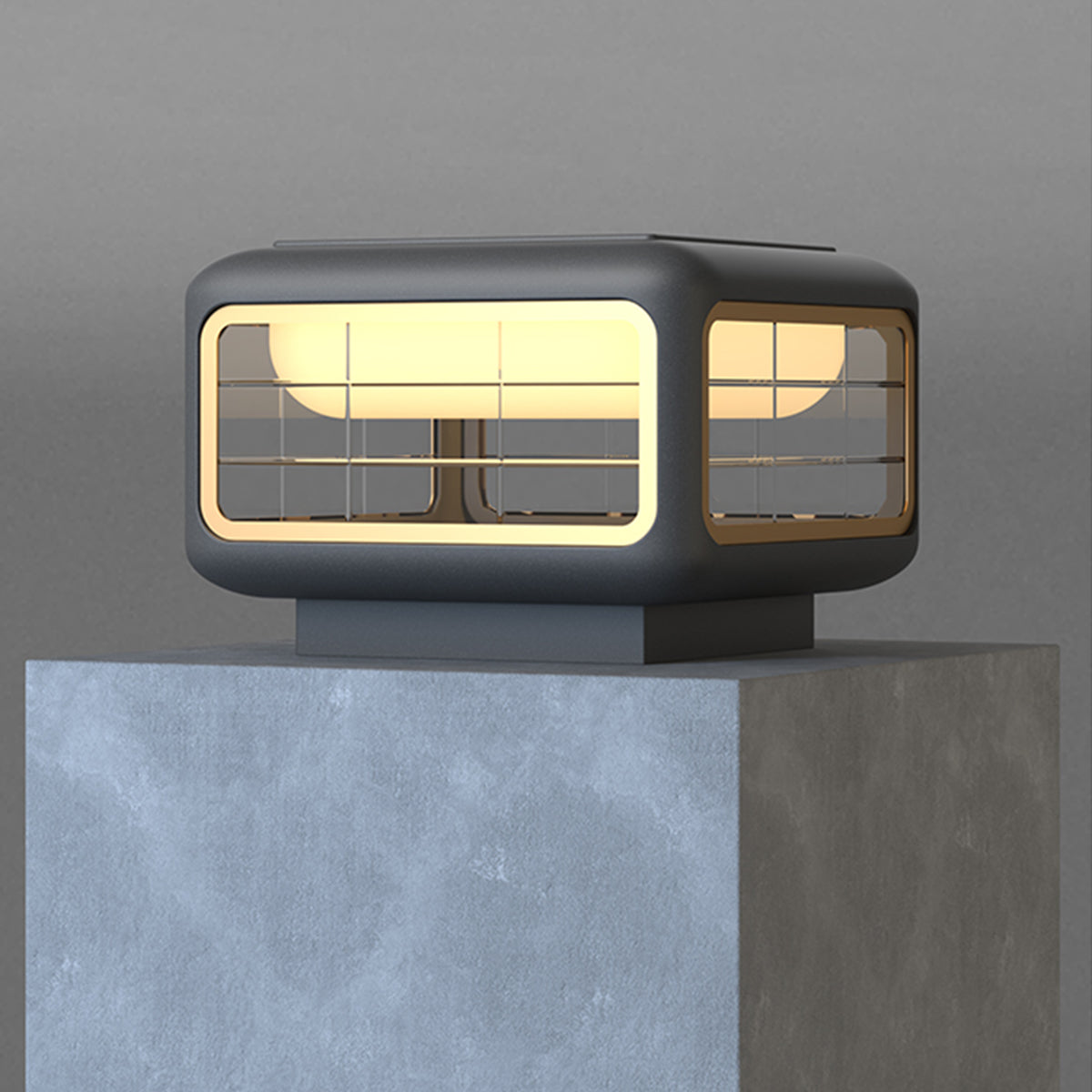 Sirena Modern Minimalist Steel Outdoor Pillar Light