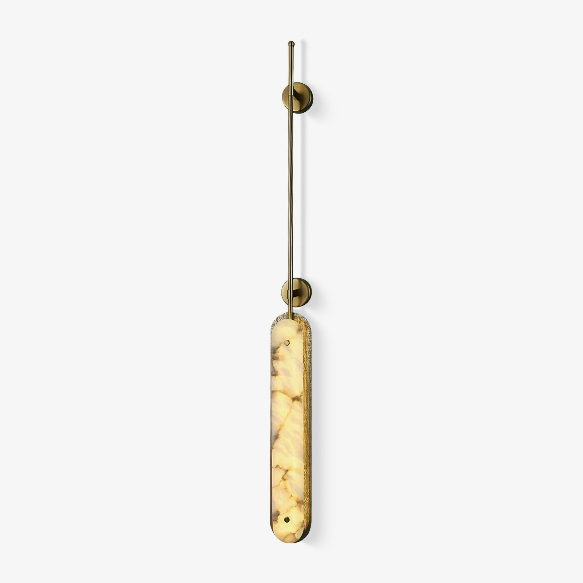 Ilaeir Vertical Alabaster Pendant Light-Neutral Decor