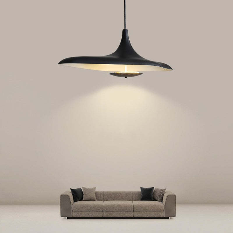 Arisha Modern Minimalist ResinCreative Pendant Light, Black/White - Neutral Decor