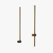 Ravel Minimalist Rotatable Linear Indoor Wall Lamp, Black-Neutral Decor