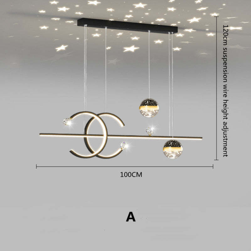 Arisha Luxury Globe Metal/Glass Pendant Light, Black/Gold - Neutral Decor