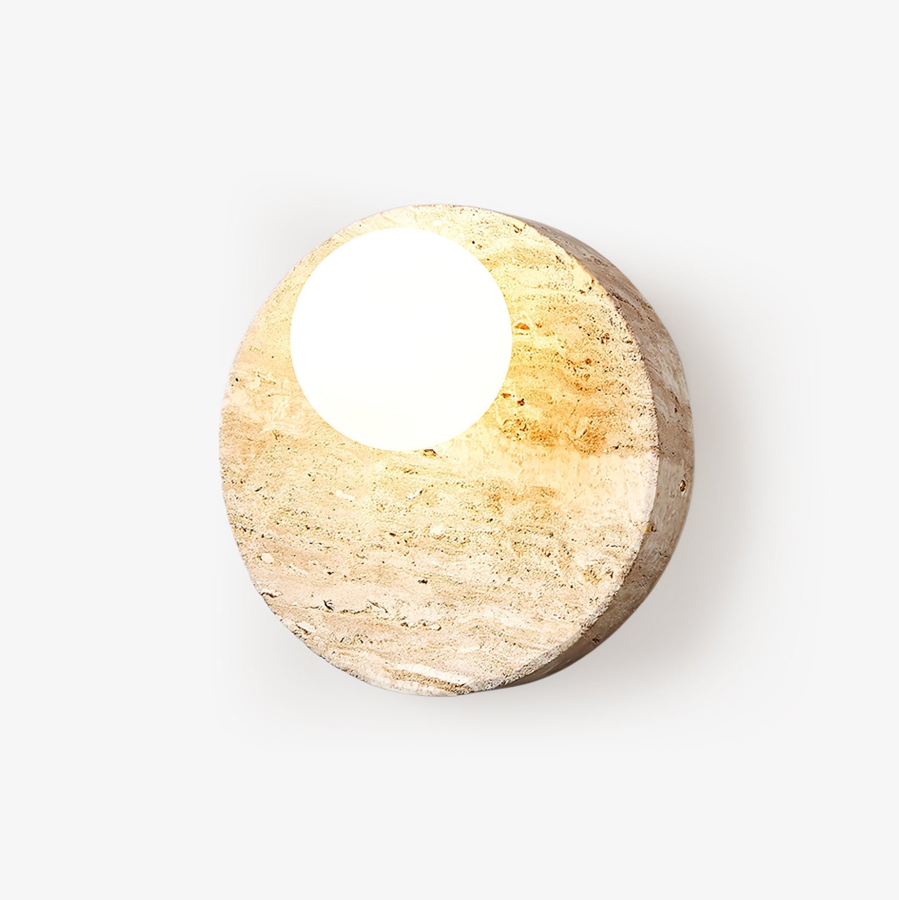 Kivros Travertine Sconce-Neutral Decor