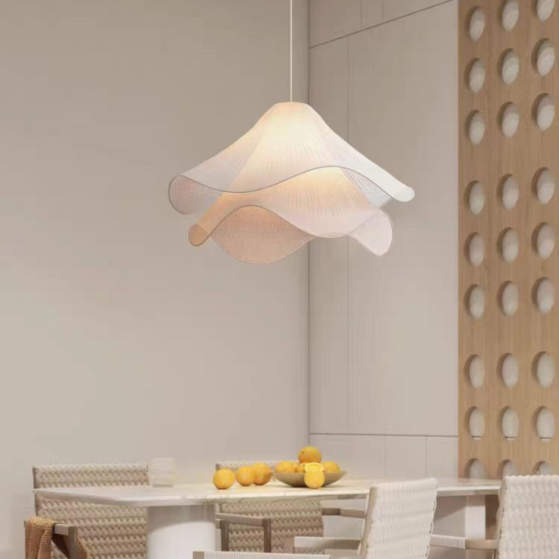 Revn Modern Art Deco Bloom Flower Pendant Light - Neutral Decor