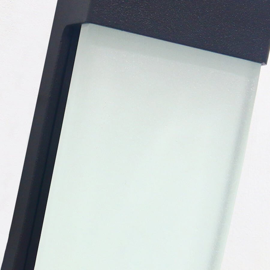 Firm Contemporary Solar LED Glass Outdoor Wall Light