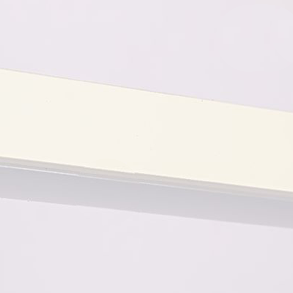 Arisha Minimalist Linear Acrylic Mirror Front Wall Lamp, White - Neutral Decor