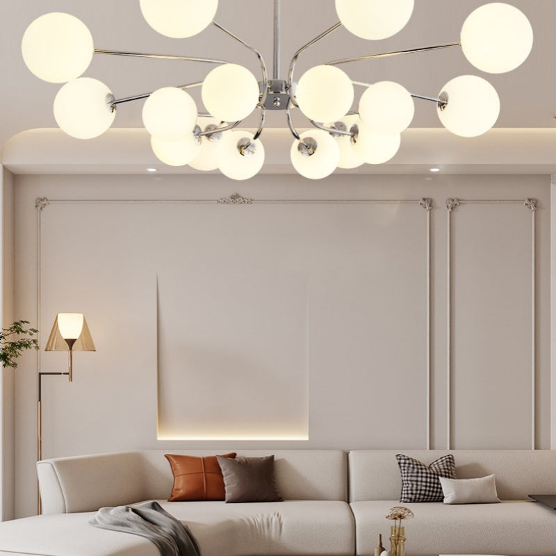 Valentina Modern LED Chandelier Chrome/Gold Living Room/Bedroom - Neutral Decor