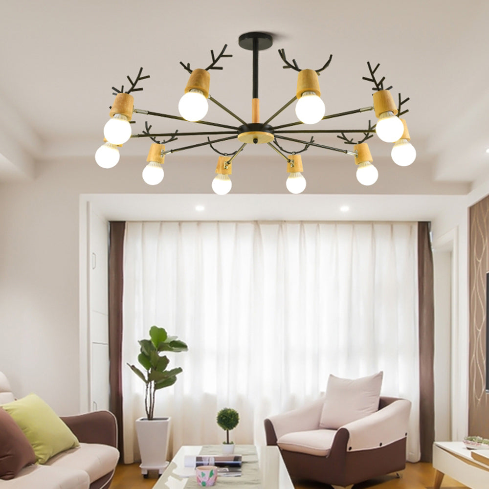 Valentina Deer Pendant Light, 7 Colour, 4 Style - Neutral Decor