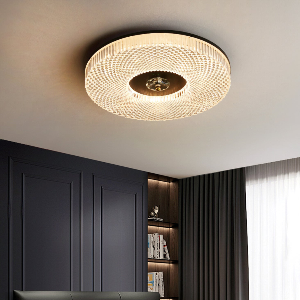 Kristy Modern Crystal Wall Lamp Gold Wings Design Sconce for Bedroom - Neutral Decor
