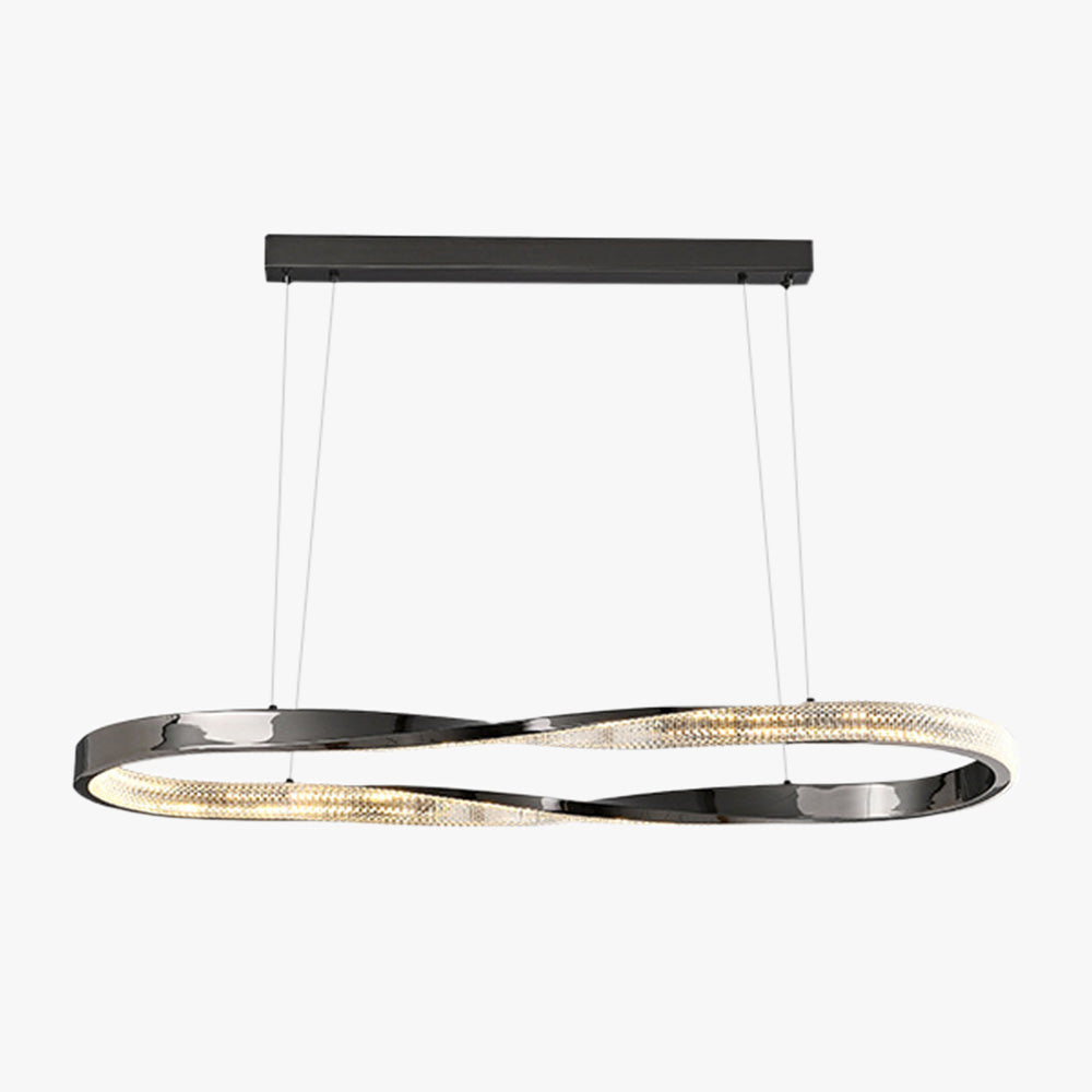 Kristy Pendant Light, Aluminium & Arcylic, 1/2 Rings, 2 Color - Neutral Decor