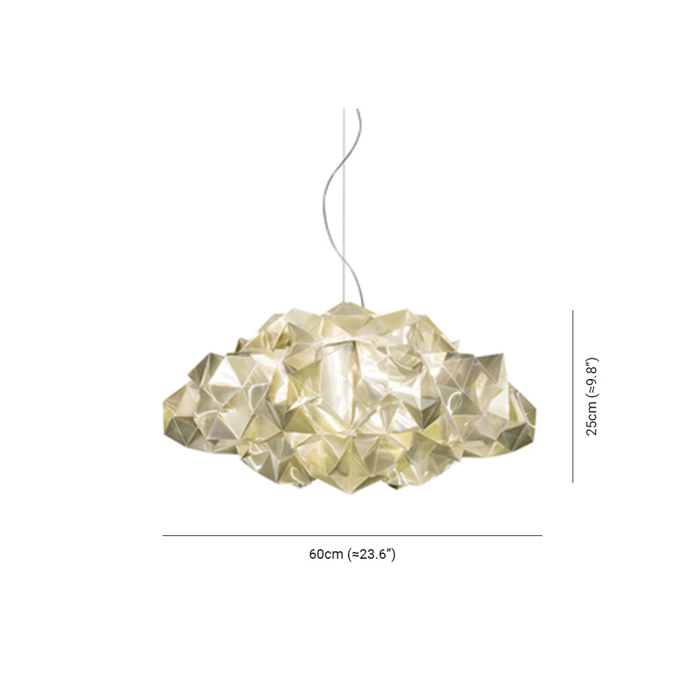 Arisha Designer Modern Acrylic Pendant - Neutral Decor