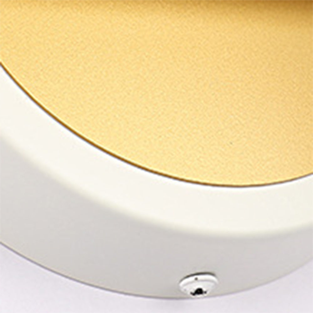 Arisha Modern Deer Metal/Acrylic Wall Lamp, Gold & White, Bathroom - Neutral Decor