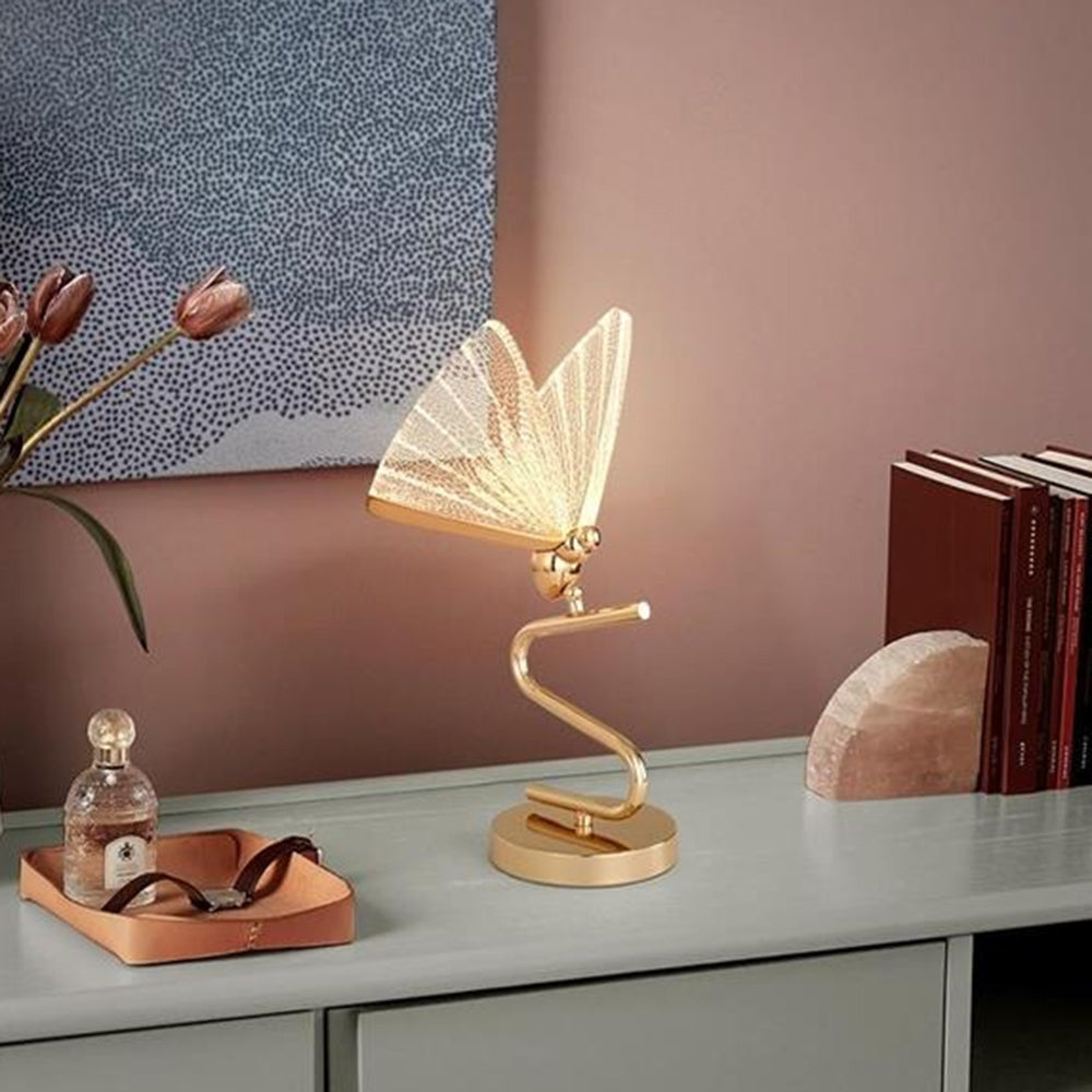 Modern Butterfly Chandelier Table & Floor Lamp, 4 Styles - Neutral Decor