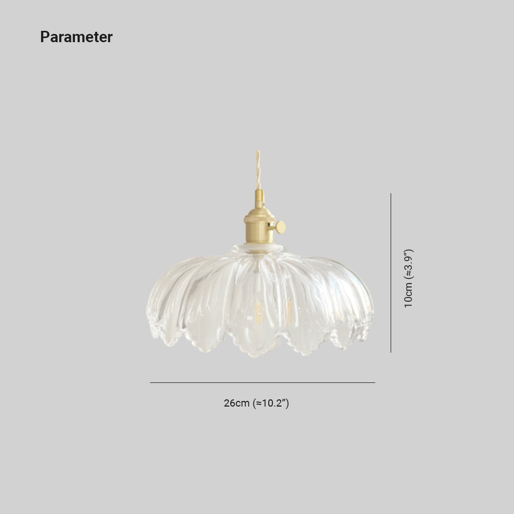 Valentina Art Deco Blown Brass & Glass Pendant Light, 7 Styles - Neutral Decor