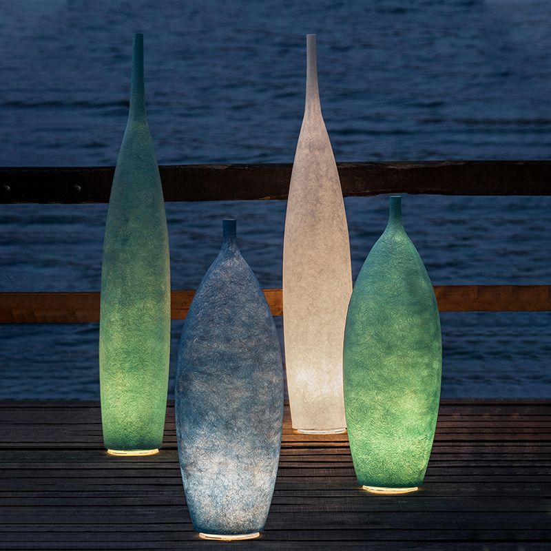 Byers Creative Bottle Resin Floor Lamp, Multi Colors, Hotel - Neutral Decor