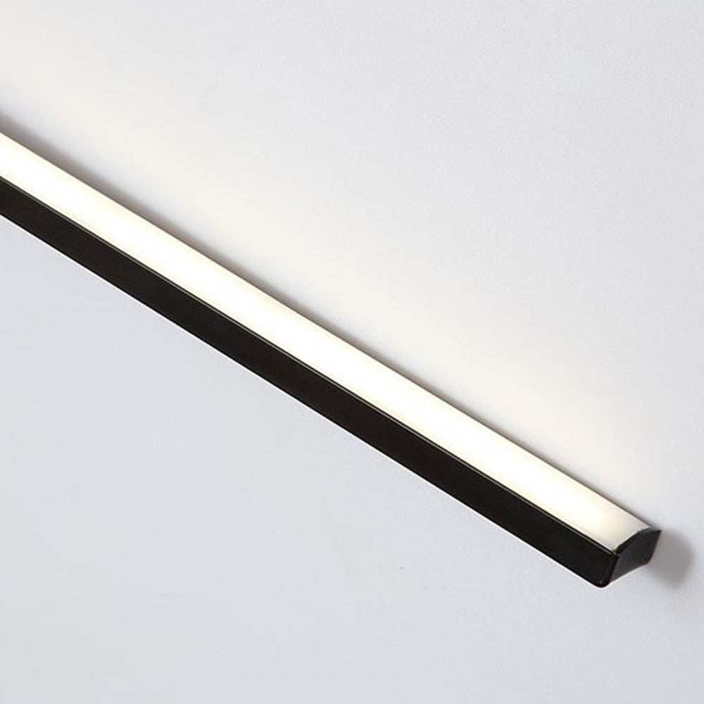 Arisha Minimalist Bar Black Metal Wall Lamp - Neutral Decor