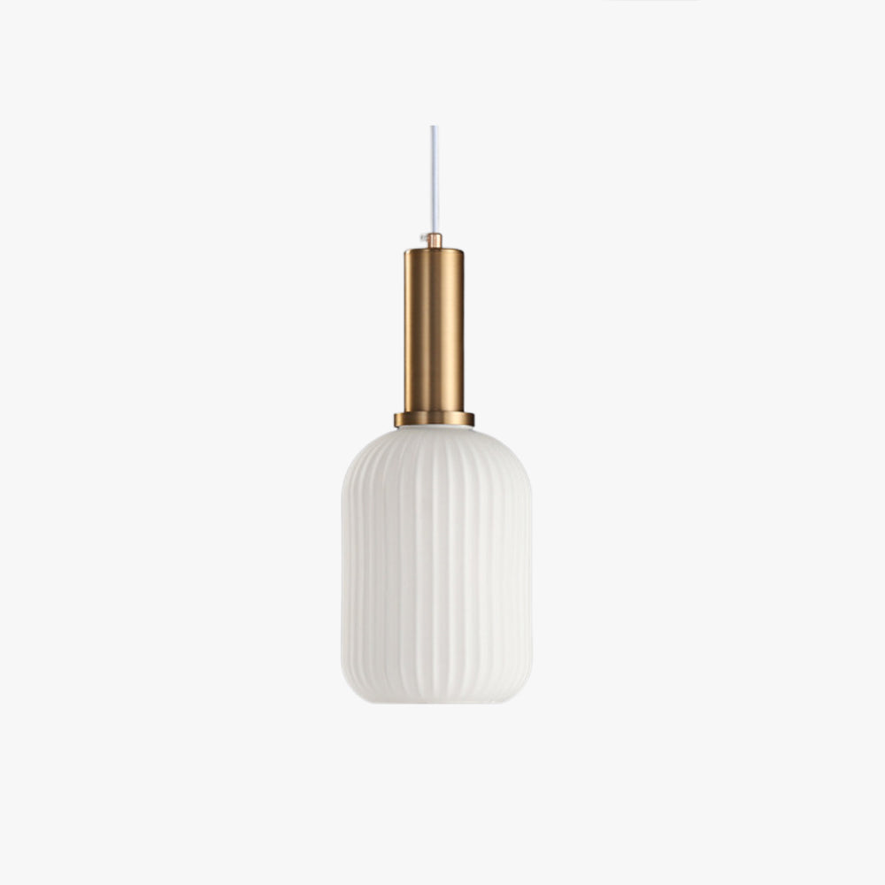 Valentina Morden Bubble Glass Pendant Light, White, Bedroom - Neutral Decor