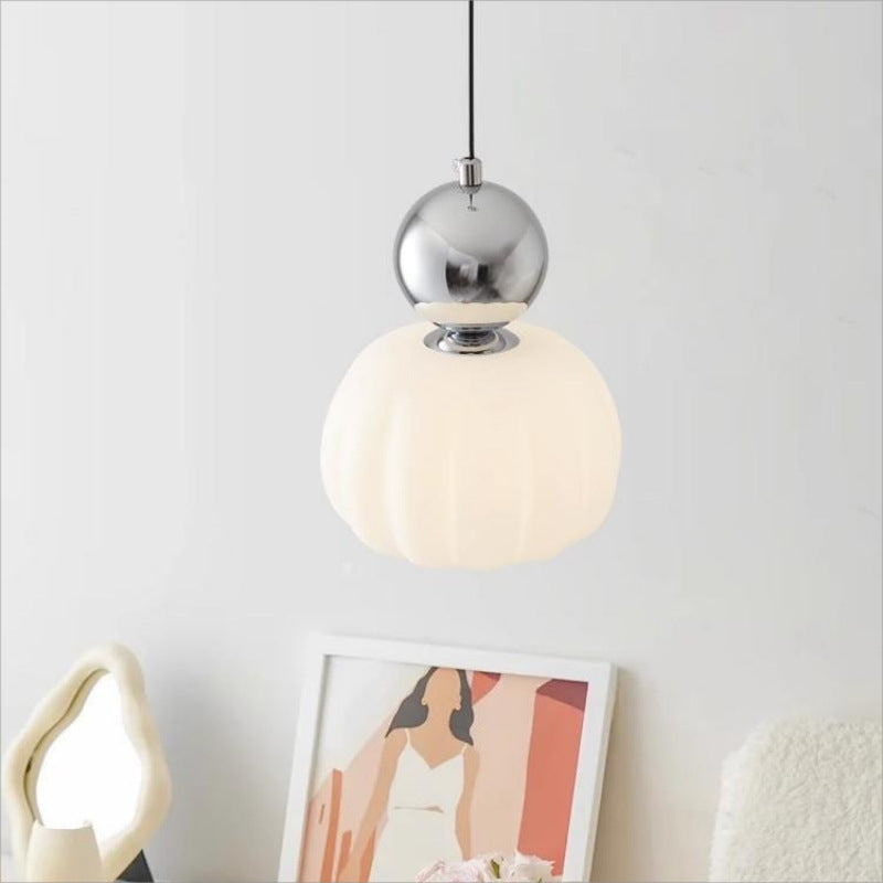 Valentina Modern LED Pendant Light Chrome Metal Dining Room/Bedroom - Neutral Decor