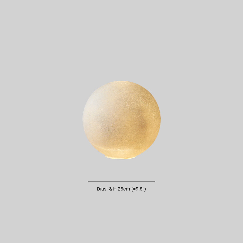Mira Modern Decorative Dream Floor Lamp, Moon Globe, Resin, Bedroom - Neutral Decor