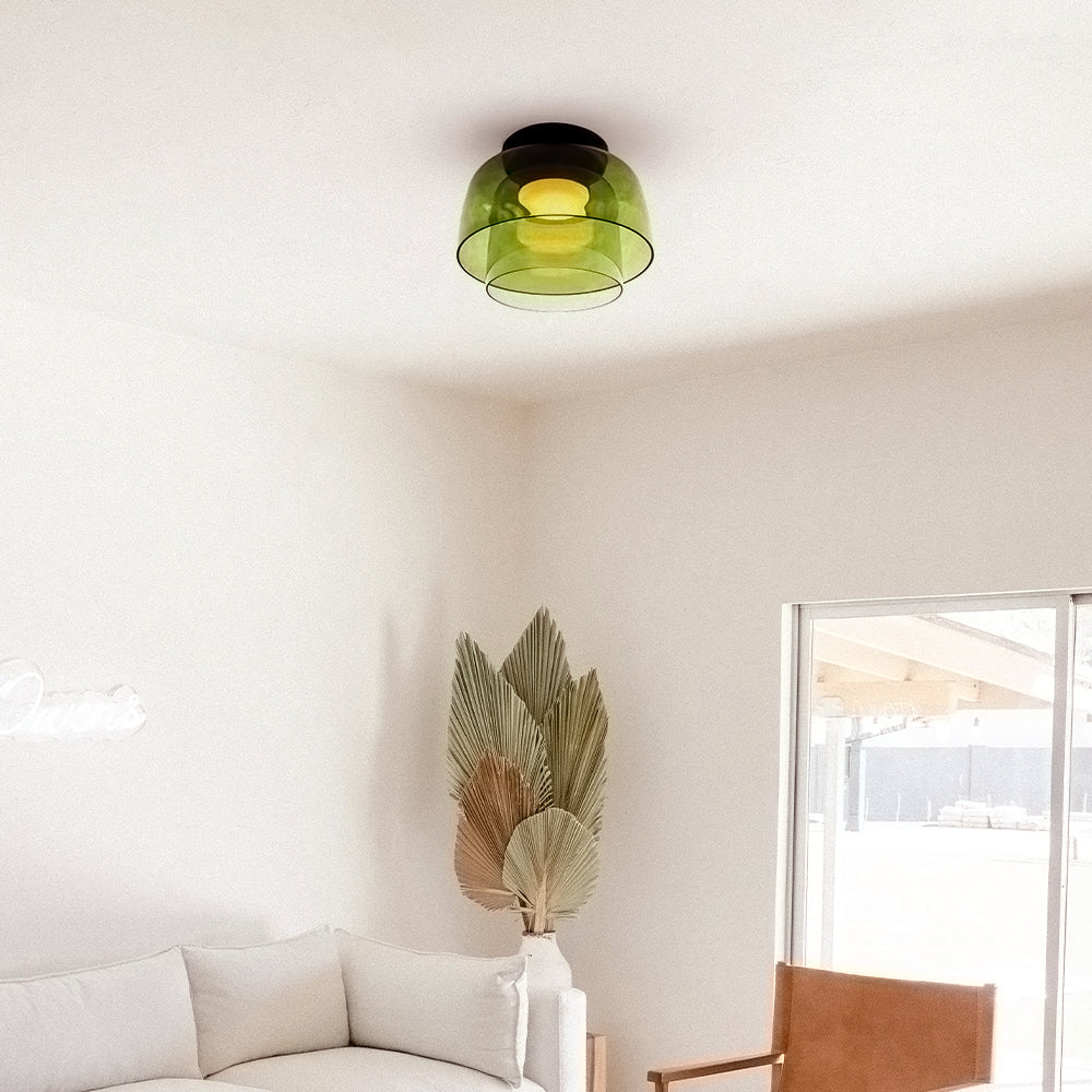 Aria Modern Simple Creative Glass Flush Mount Ceiling Light - Neutral Decor