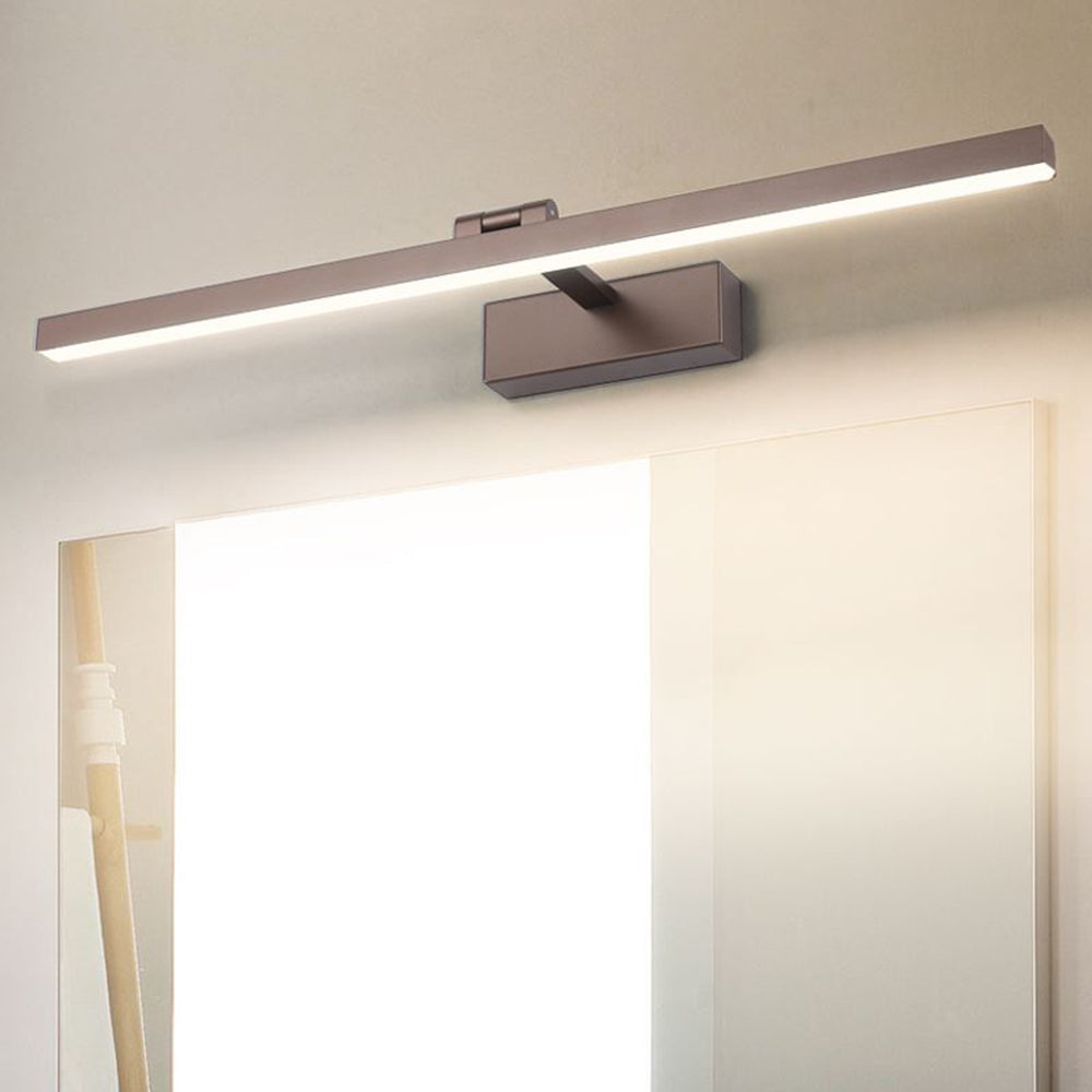 Arisha LED Rotatable Mirror Front Vanity Wall Lamp, Metal, Bathroom - Neutral Decor