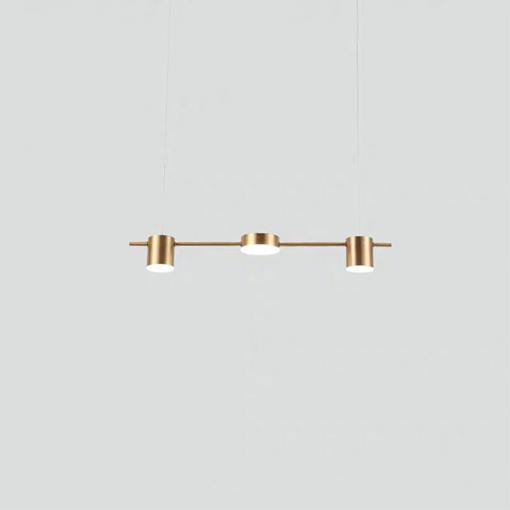 Arisha Minimalist Multi Metal Pendant Light, Black/Gold - Neutral Decor