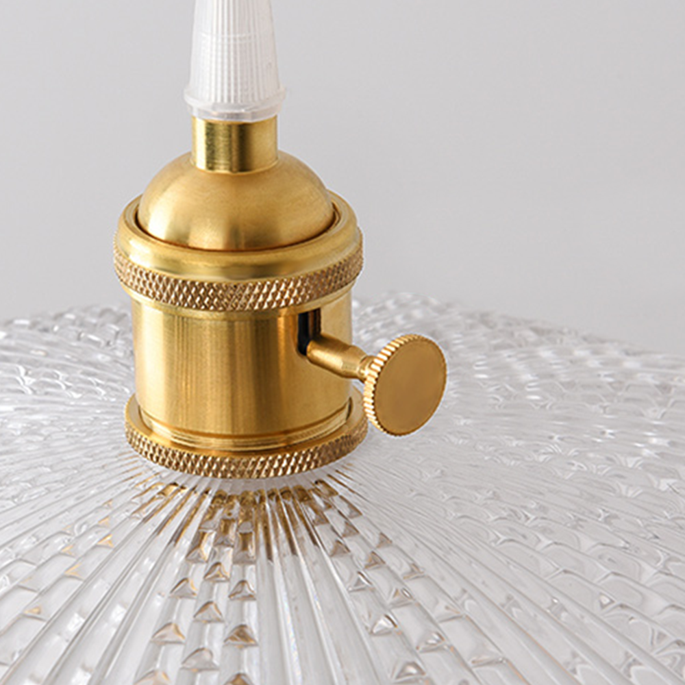 Valentina Art Deco Blown Brass & Glass Pendant Light, 7 Styles - Neutral Decor