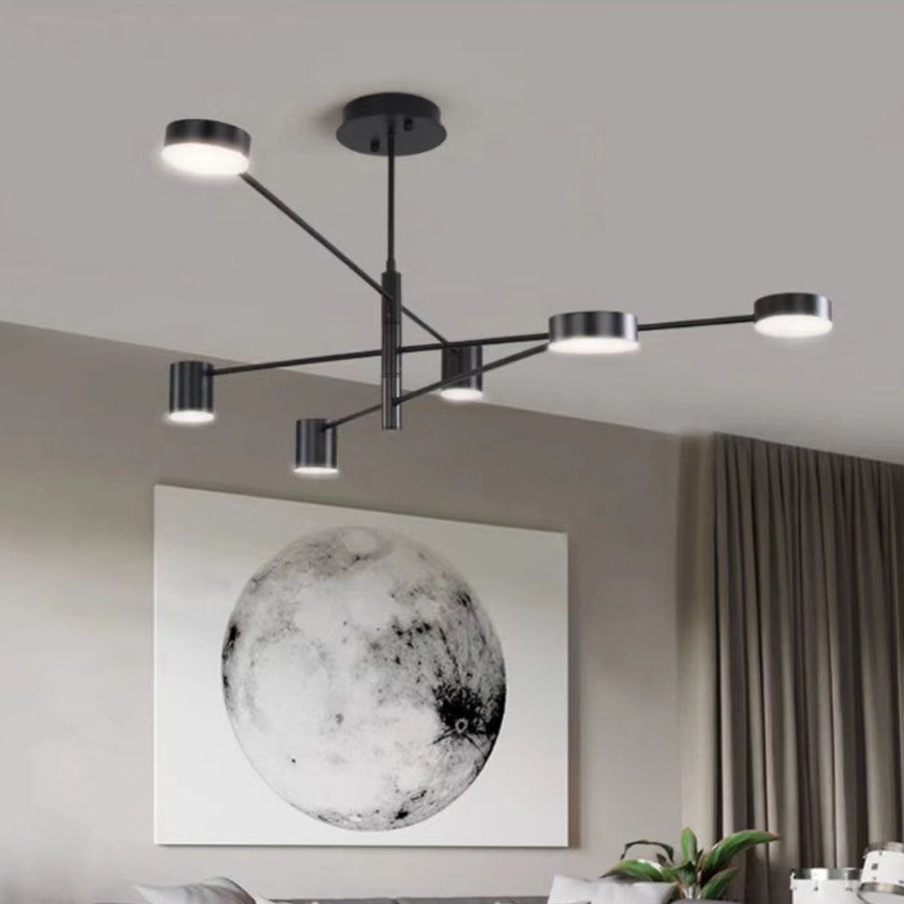 Arisha Pendant Light Branch Industrial Black/Gold, Bedroom - Neutral Decor