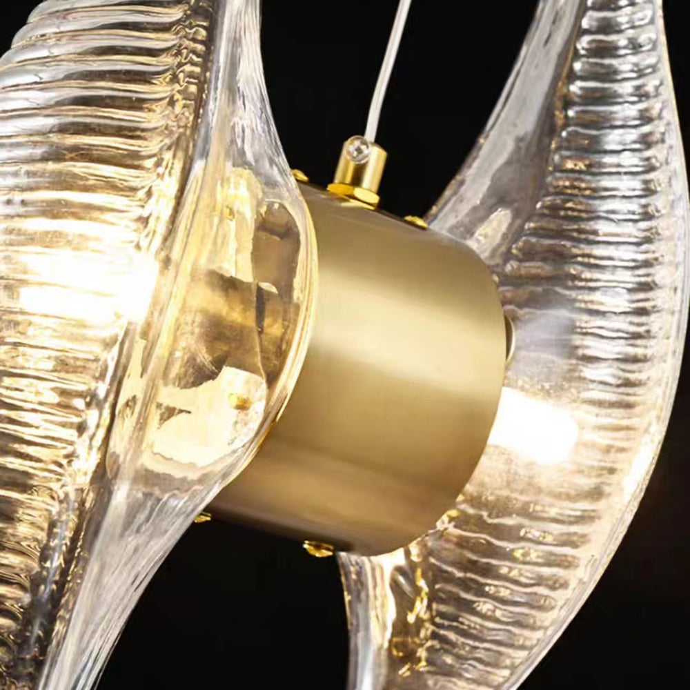 Kristy Luxury Capiz Shell Pendant Light, Glass/Metal, Bedside/Dining Room - Neutral Decor