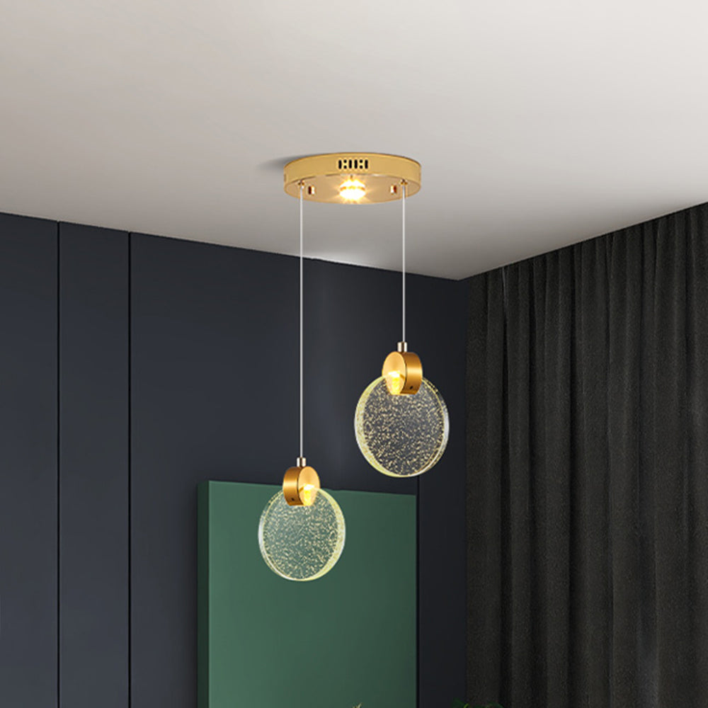Kristy Luxury Circular Ripple Round Crystal Golden Chandelier - Neutral Decor