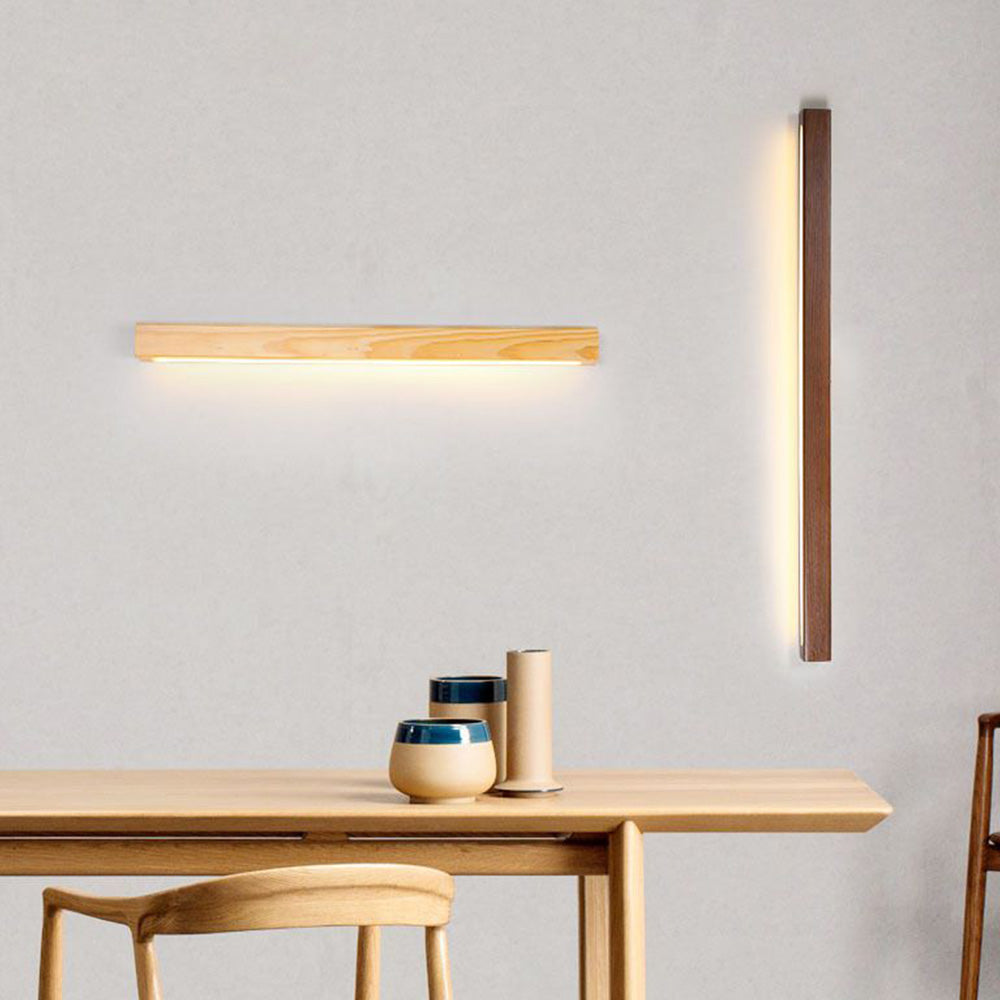 Zenx Wall Lamp Linear Wood - Neutral Decor
