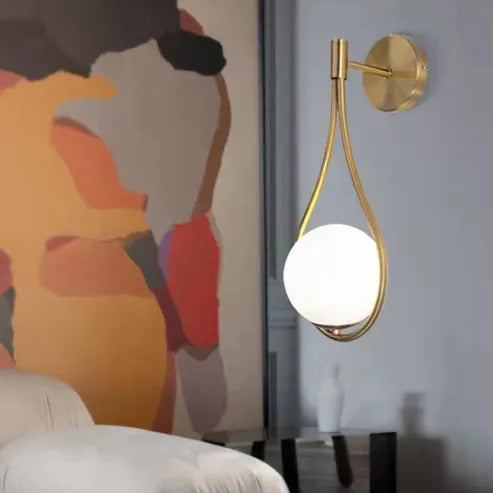 Valentina Drop Shape Wall Lamp, 2 Style - Neutral Decor