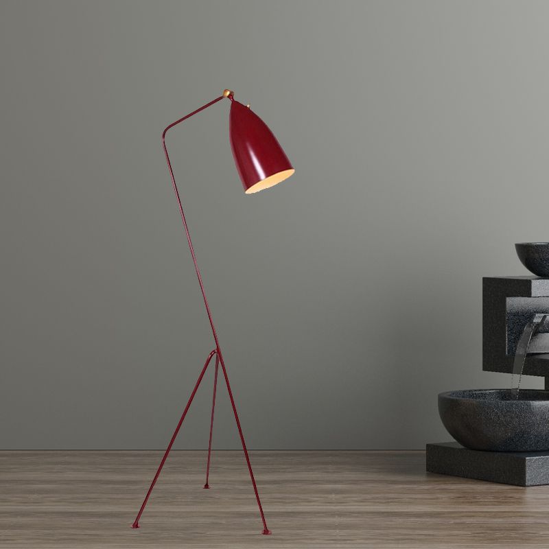 Morandi Modern Metal Cup Black Floor Lamp, Multi Colors - Neutral Decor