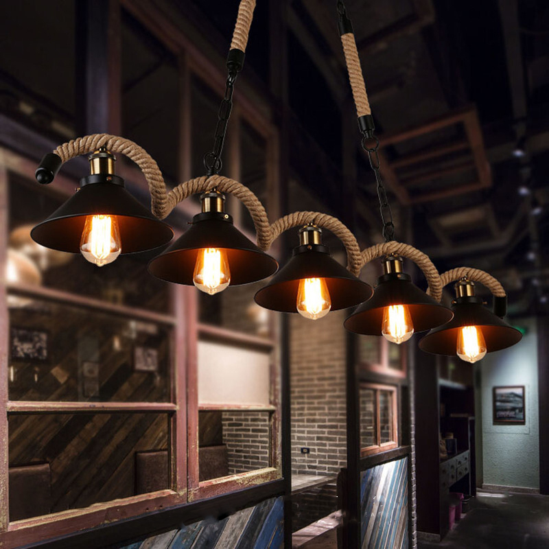 Epoch Vintage LED Black Pendant Light Metal Dining Room/Cafe - Neutral Decor